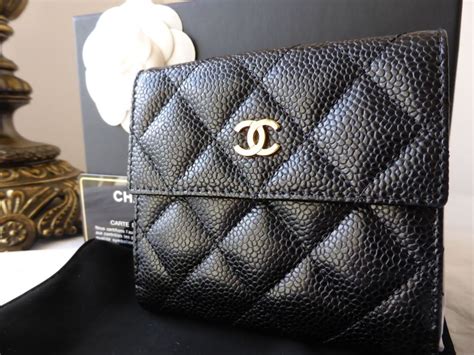 Chanel Caviar Compact Bifold Wallet 